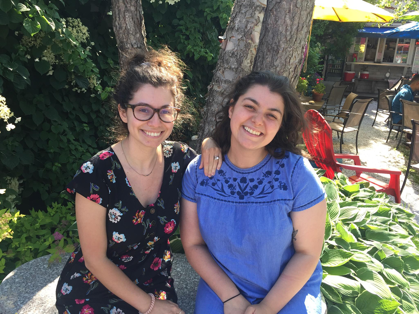 Emalie and Sara